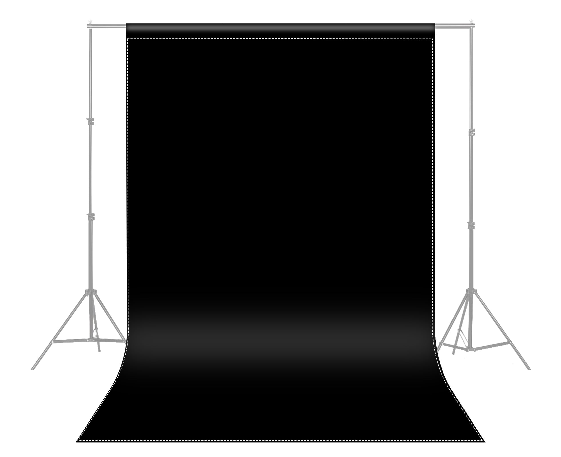 Avezano Black Solid Color Photography Backdrop-AVEZANO